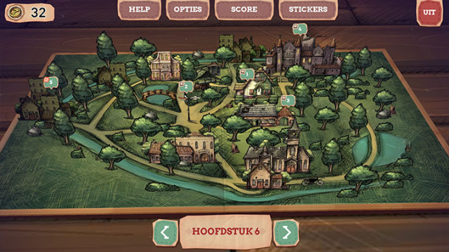 De zevensprong plattegrond